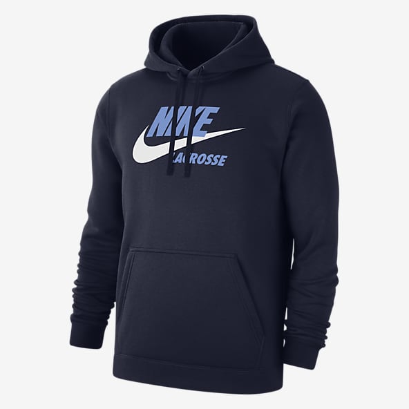 Mens Blue Hoodies Pullovers. Nike